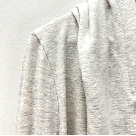 Athleta Vista Wrap Open Front Hoodie Sweatshirt Size XS Heathered Grey EUC $89 - Picture 5 of 10